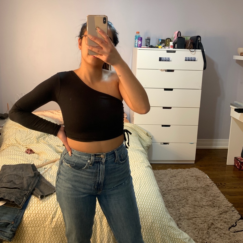Not for sale: Miss Pap Black One Shoulder Top